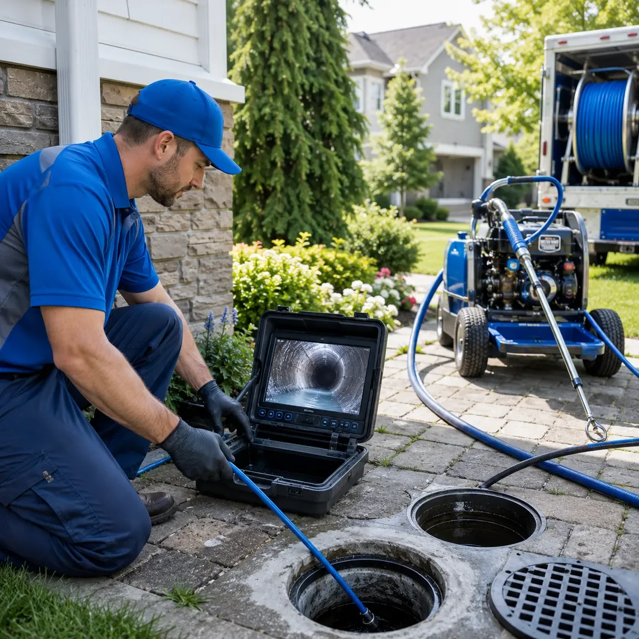 Outdoor drain cleaning professionals serving Hampden Sydney, VA
